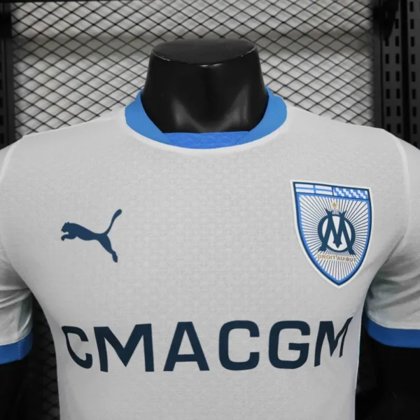 24-25 Marseilles Home Soccer Jersey Player Version - Image 4
