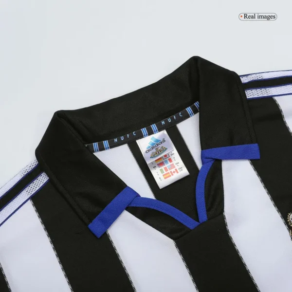 2000/01 Newcastle Retro Jersey Home - Image 7