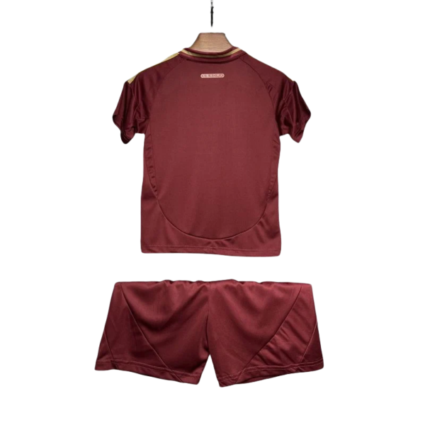 24-25 AS Roma Home Kids Kit Jersey+Shorts - Image 2