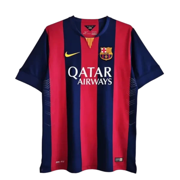Barcelona Messi #10 Neymar Jr #11 Retro Jersey Home 2014-15 - Image 7