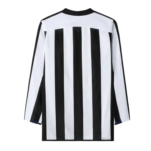 2003/04 Newcastle Retro Long Sleeve Jersey Home - Image 2