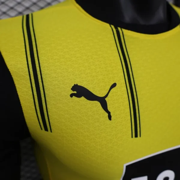 24-25 Borussia Dortmund Home Soccer Jersey Player Version - Image 4