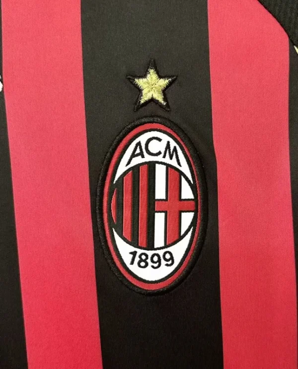 2006/07 AC Milan Retro Jersey Home - Image 4