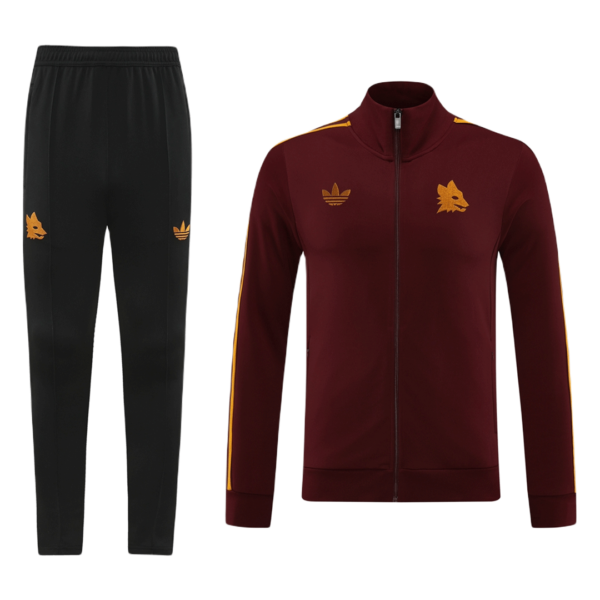 Roma long sleeve football jersey training sportswear 24-25