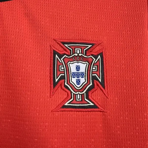 Kids Portugal Home Kits (Jersey+Shorts) 2025 - Image 4