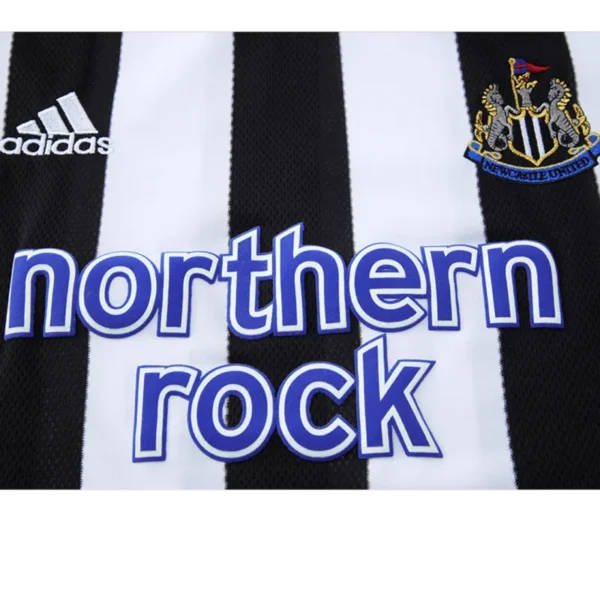 2003/04 Newcastle Retro Long Sleeve Jersey Home - Image 6