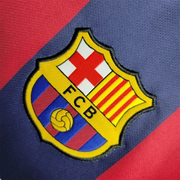 Barcelona Messi #10 Neymar Jr #11 Retro Jersey Home 2014-15 - Image 5