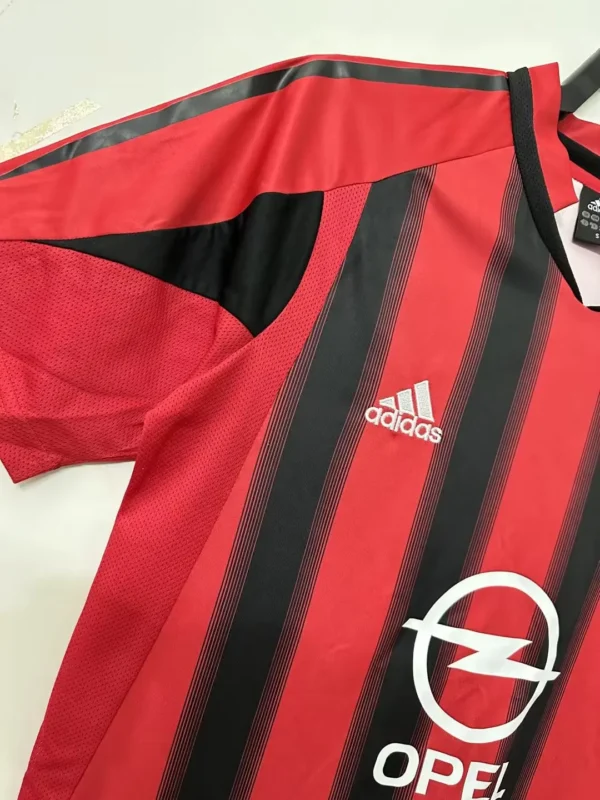 2004/05 AC Milan Retro Jersey Home - Image 8