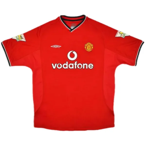 2000/02 Manchester United FORLAN #21 Retro Jersey Home - Image 2