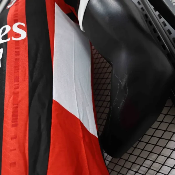 24-25 AC Milan Home Soccer Jersey Player Version - Image 7