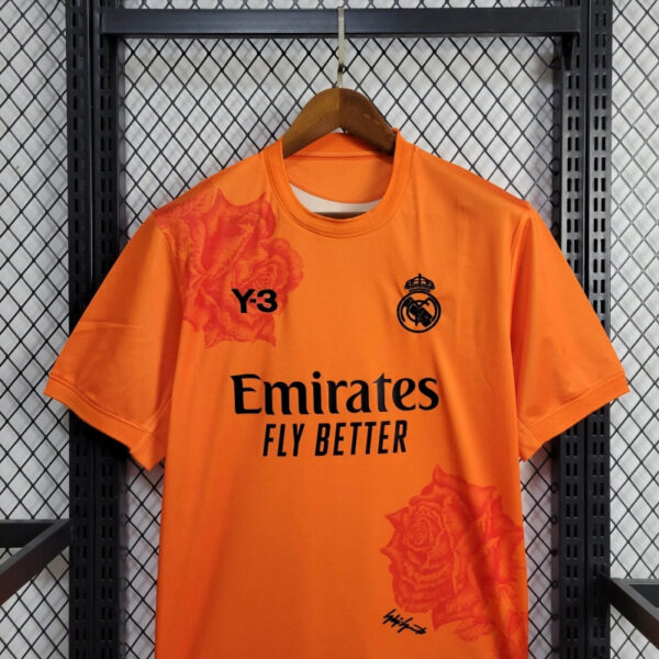 24-25 Real Madrid Y3 Orange Jersey - Image 7