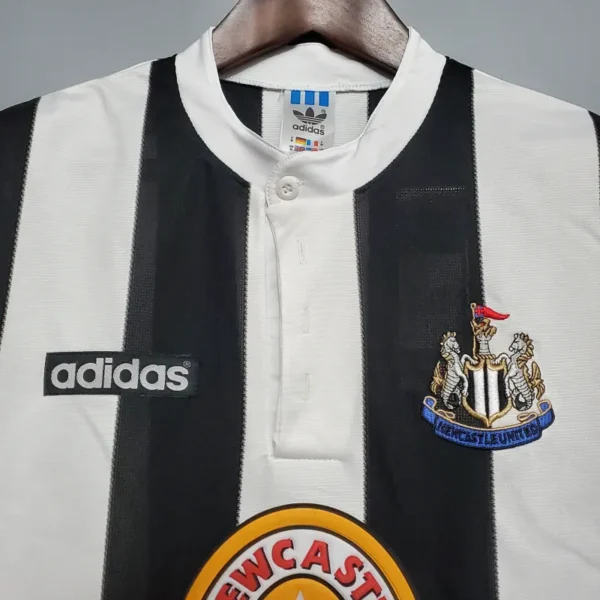 1995/97 Newcastle Retro Jersey Home - Image 3