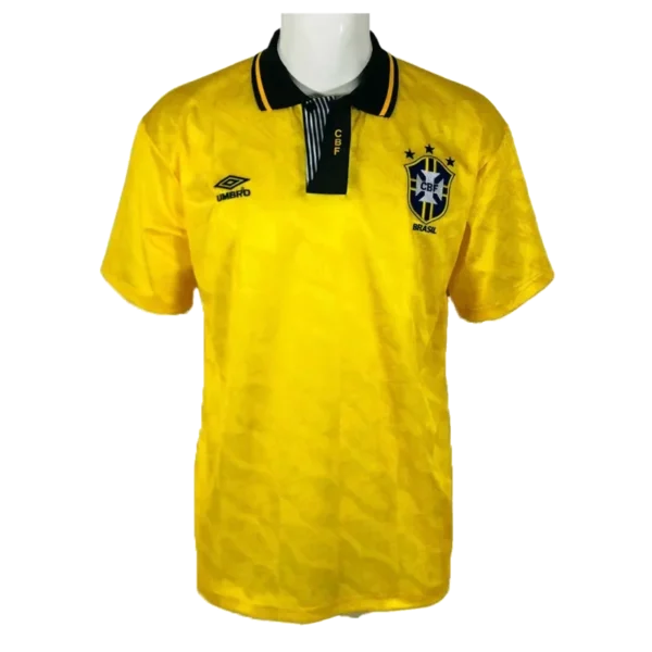 Brazil 1991/93 Retro Jersey Home