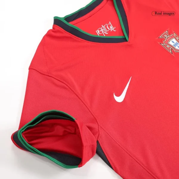 2024 Portugal Home Kit(Jersey+Shorts) Euro - Image 3