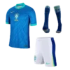 Brazil Away Custom Full Soccer Kits 2024