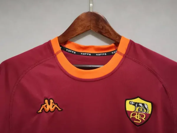 2000/01 Roma Retro Jersey Home - Image 3