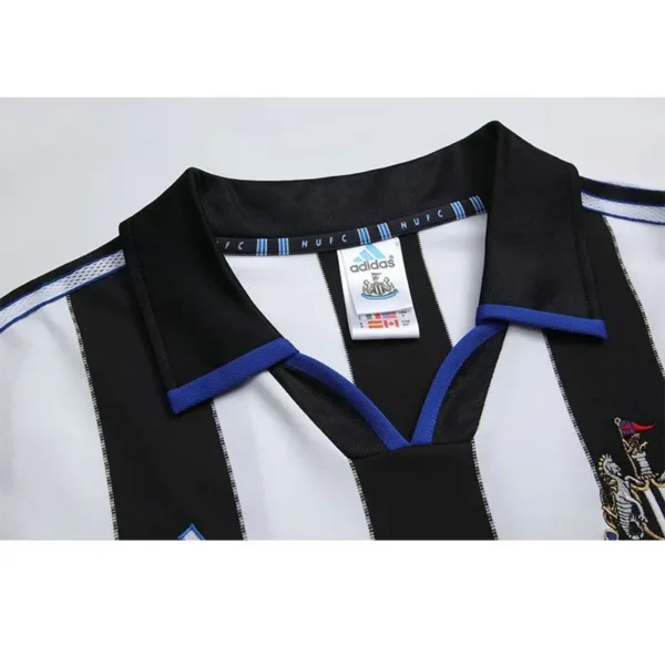 1999/00 Newcastle Retro Jersey Home - Image 7