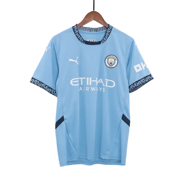 Manchester City Home Kit(Jersey+Shorts) 2024/25 - Image 2