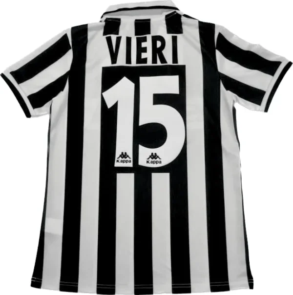 1996-97  Juventus Del Piero #10 Zidane #21 Retro Jersey Home Replica - Image 4