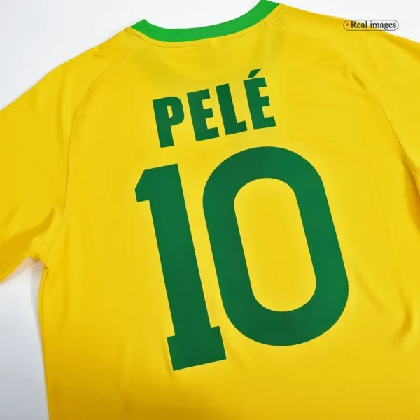 Brazil World Cup 1970 Retro Jersey Home - Image 3