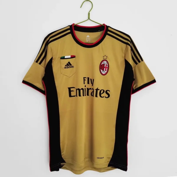13-14 AC Milan Retro Jersey Third Away - Image 3