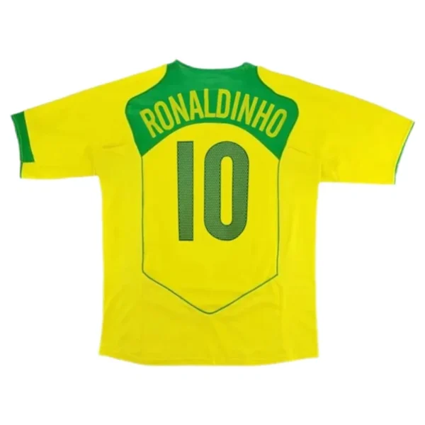 Brazil 2004 Retro Jersey Home - Image 3