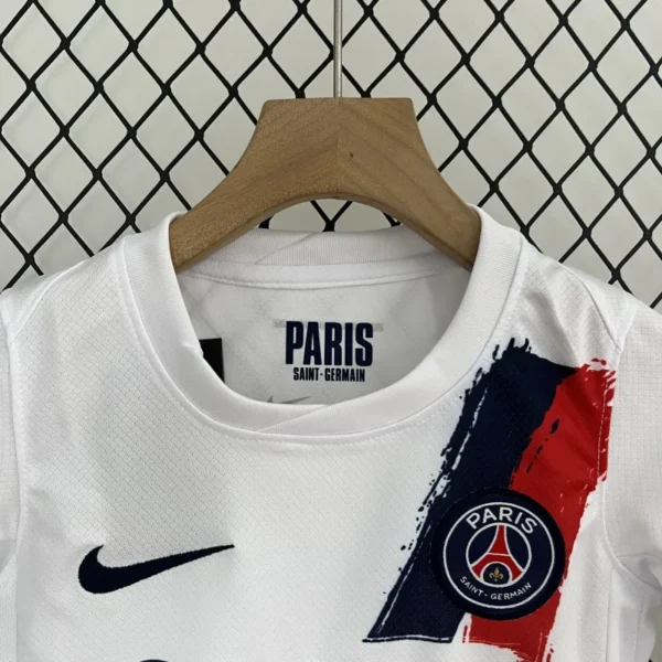 24-25 PSG Saint-Germain Away Soccer Kids Kit Jersey+Shorts - Image 5
