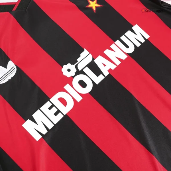 1991/92 AC Milan Retro Jersey Home - Image 7