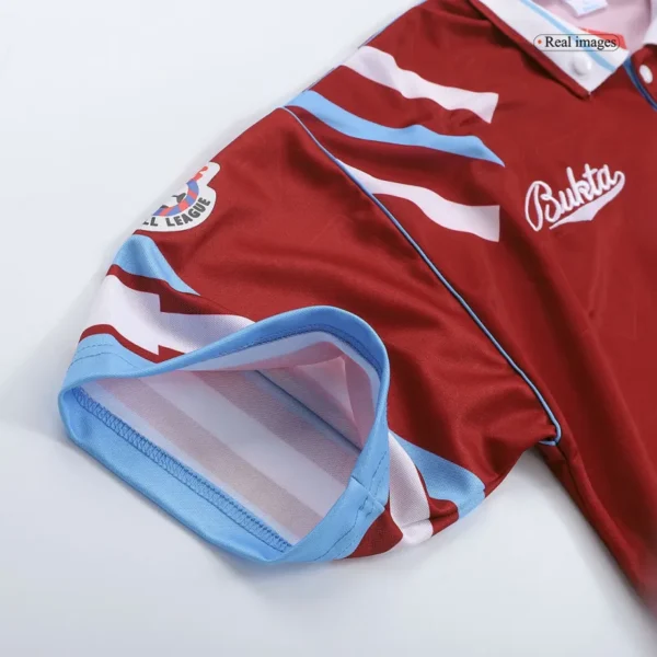 1991/92 West Ham United Retro Jersey Home - Image 7