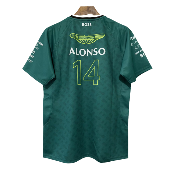 2024 Aston Martin alonso green shirt - Image 2