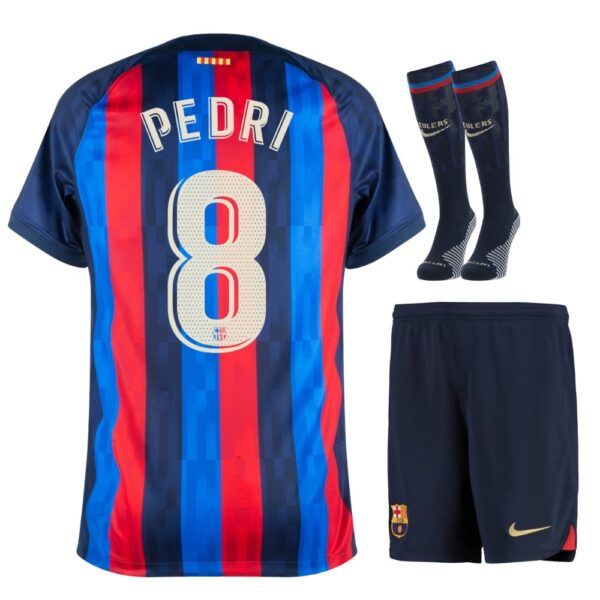 FC BARCELONA HOME JERSEY CHILDREN 22-23 PEDRI