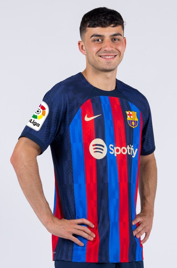 FC BARCELONA HOME JERSEY CHILDREN 22-23 PEDRI - Image 3