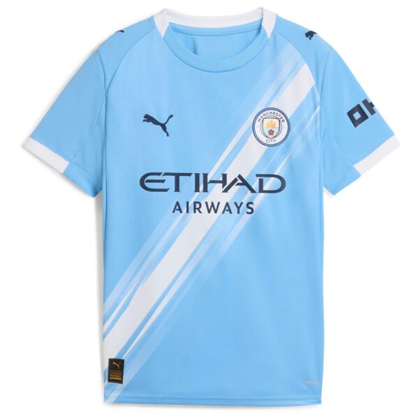 Manchester City Home Kids Kit Shirt 2025 2026 - Image 2