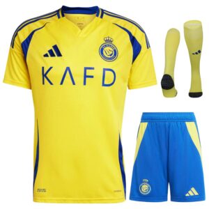 AL Nassr Home Children's Kit Jersey 2024 2025