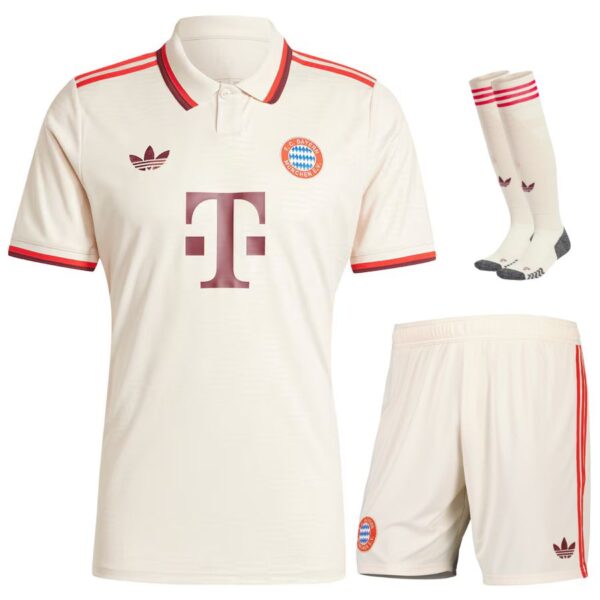Bayern Munich Third Children's Kit Jersey 2024 2025