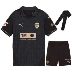 FC Valencia Away Children's Kit Jersey 2024 2025