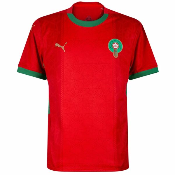 Morocco Home Kit Kids Jersey 2025 2026 - Image 2