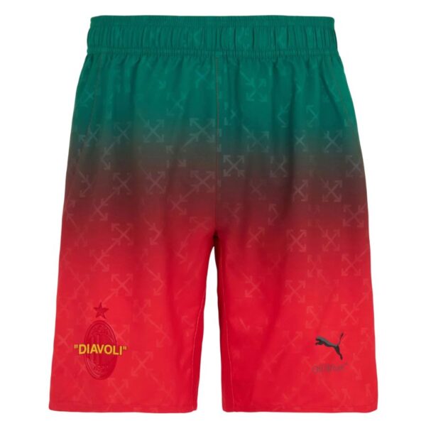 AC Milan Kids Kit Jerseys Fourth Off White Red 2024 2025 - Image 4