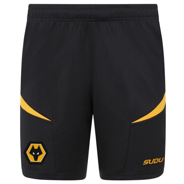 Wolverhampton Home Children's Kit Jersey 2024 2025 Black - Image 4