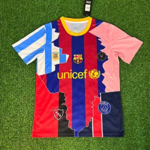 Lionel Messi GOAT Combo All Teams Special Jersey Trikot Maillot Soccer Shirt